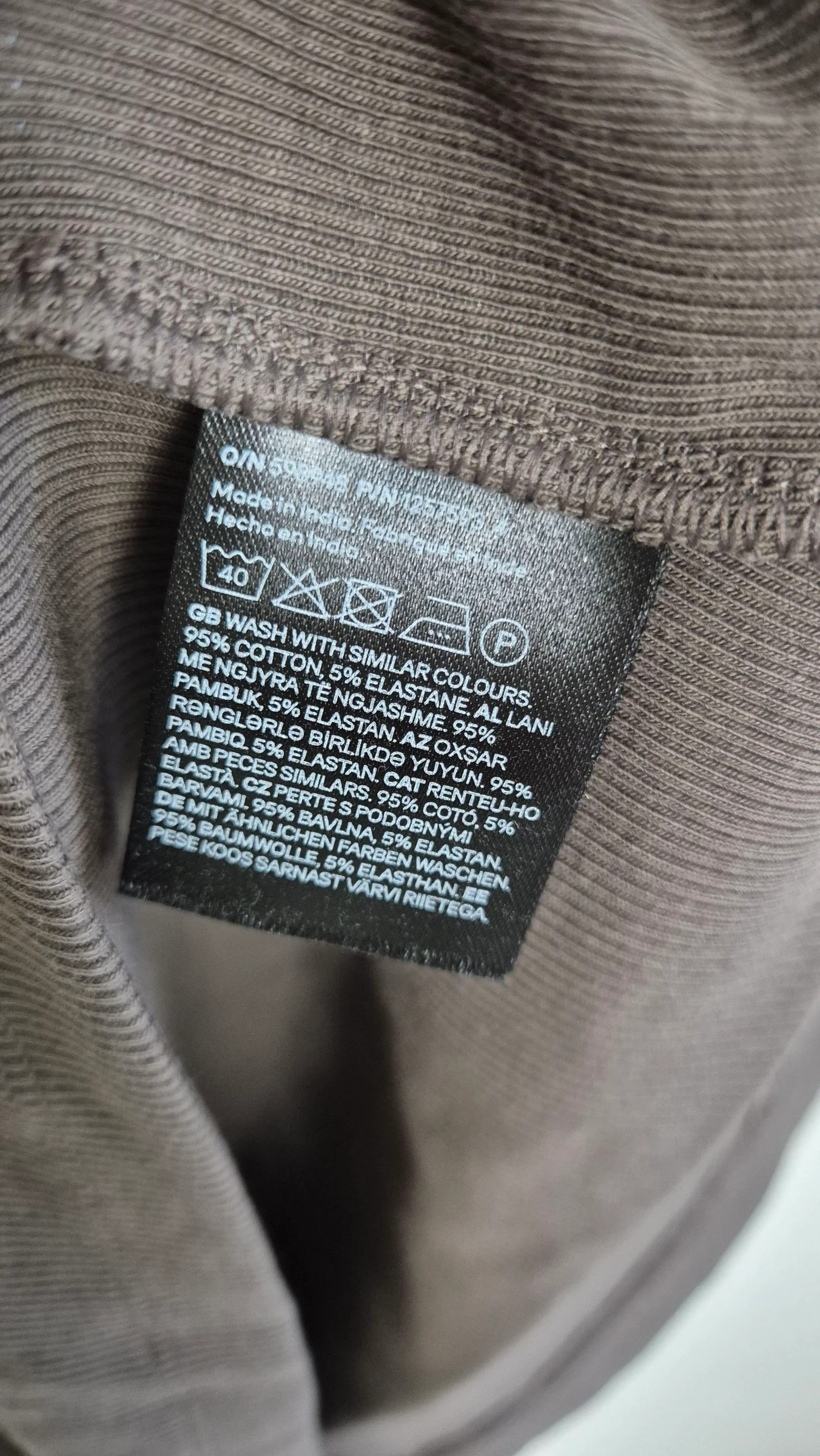 Camiseta sin mangas de punto color marrón claro H&M talla XL – photo 4